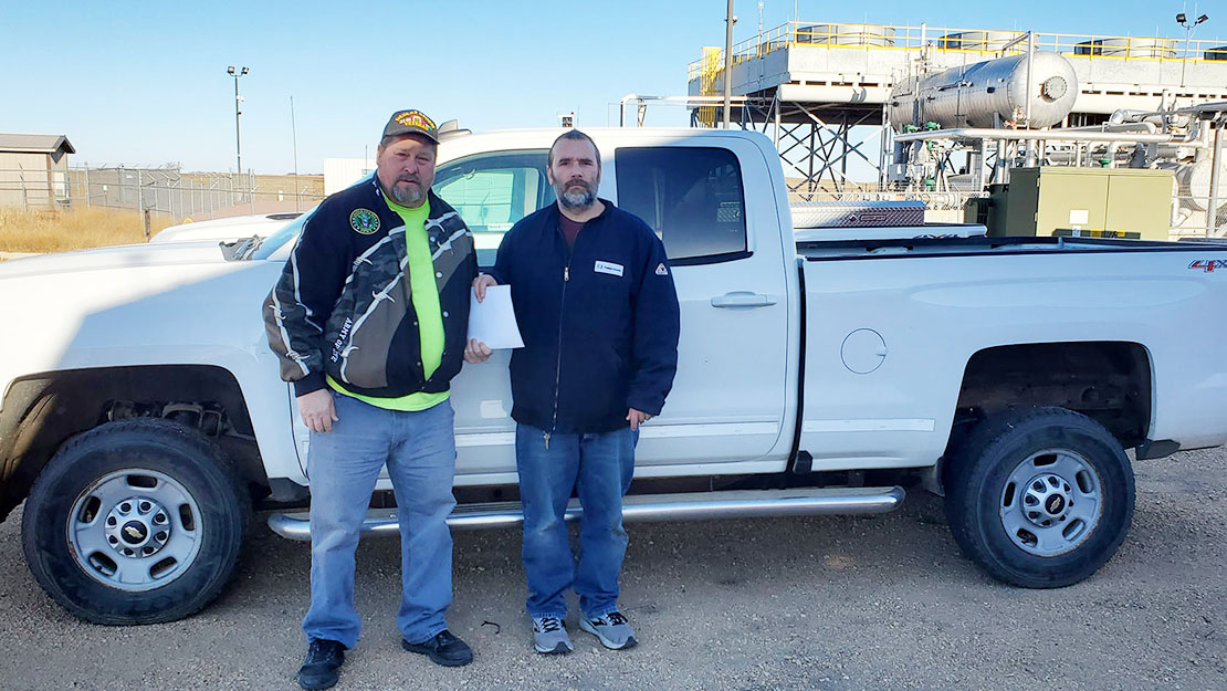 Go to TC Energy donates pickup to an American Legion post