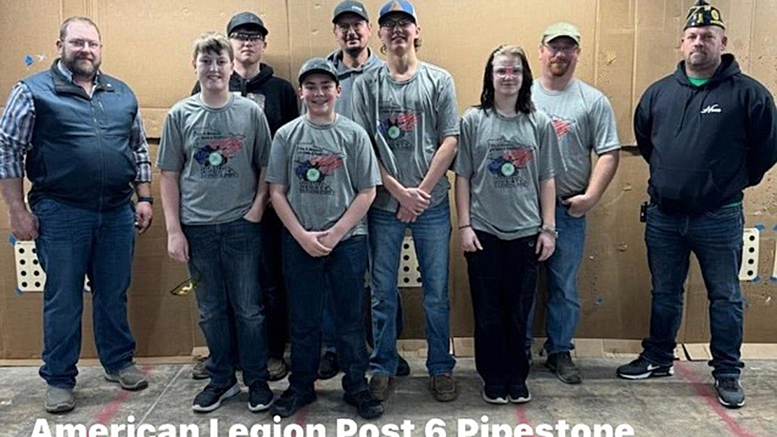 Go to Pipestone Post 6 competes in American Legion Junior Shooting Sports