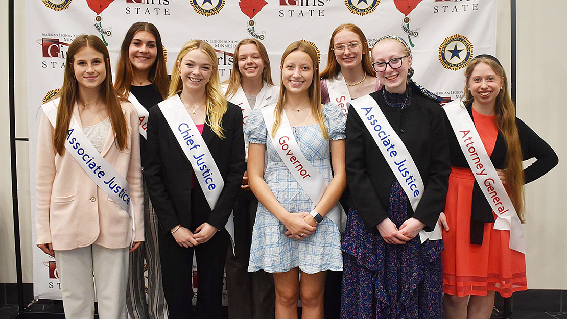 Go to Minnesota Girls State elects its officers