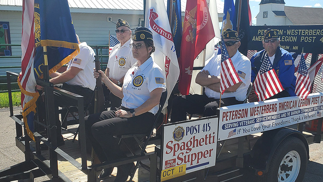 Go to Barnum veterans ride in Spring Fever Days Parade