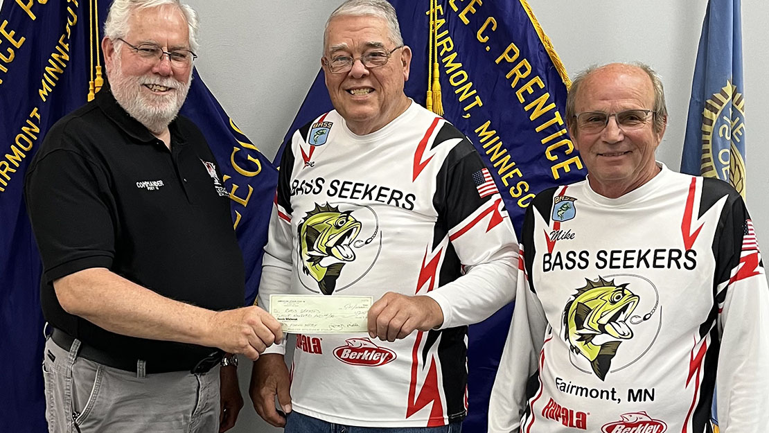 Go to Fairmont Post 36 donates to youth fishing