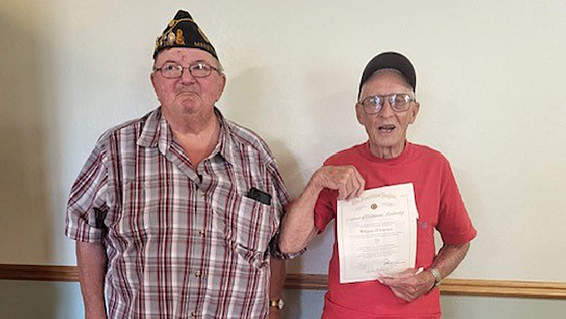 Go to Marietta Post 156 recognizes longtime member