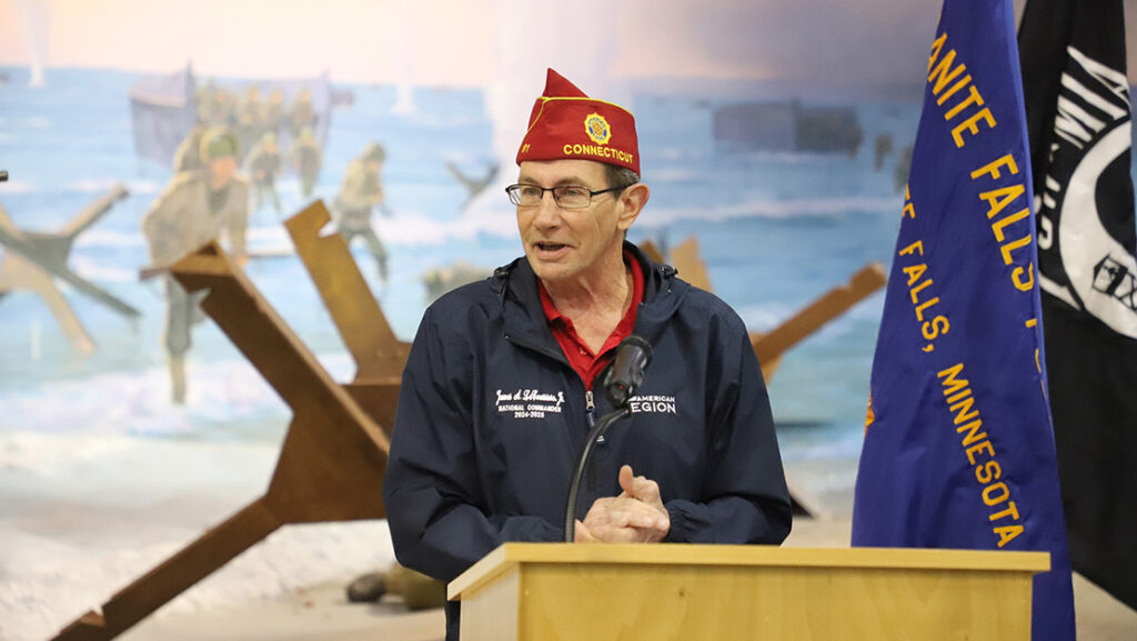 National commander spreads message of suicide prevention, second ...