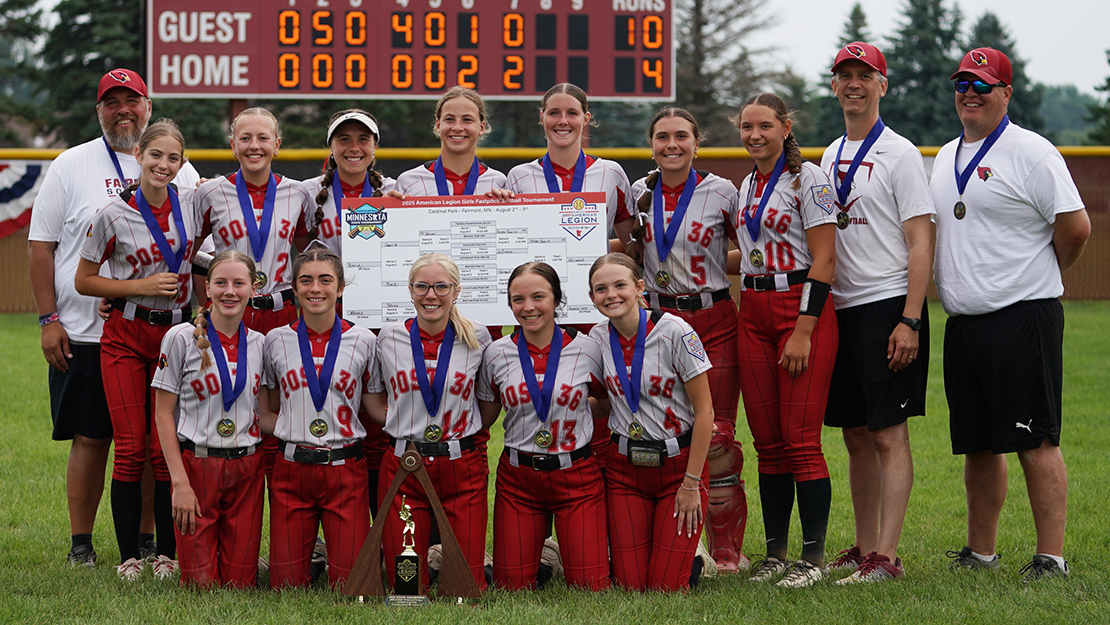 Go to Fairmont Post 36 took home the Legion Softball title