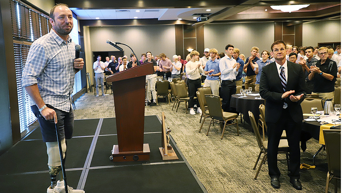 Go to Bring donations for  St. Cloud Stand Down to the Fall Conference