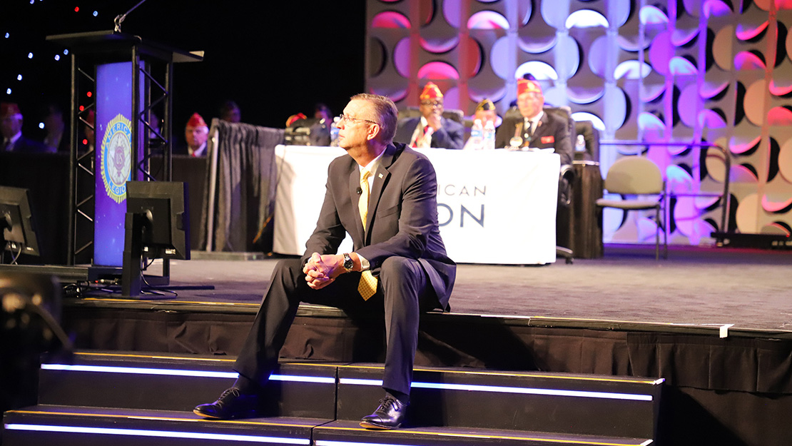 Go to VA secretary tells American Legion National Convention that care backlogs are being reduced