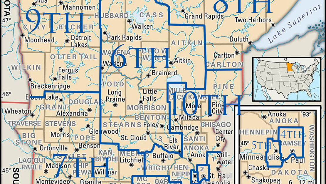 Go to Should Minnesota Legion district lines be redrawn?