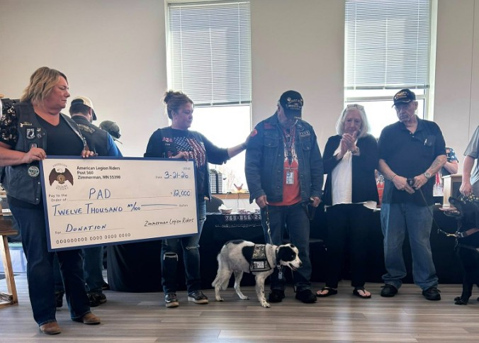 Go to Zimmerman Riders donate $12,000